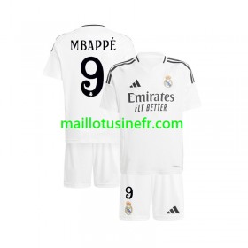 Maillot de Foot Real Madrid Kylian Mbappé 9 Domicile 2024-25 - Enfant